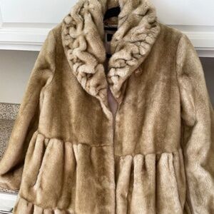 Jones New York Faux Fur Coat